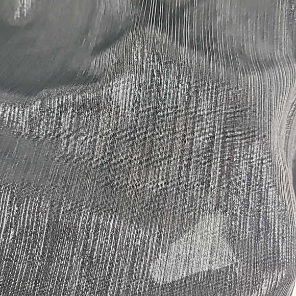 NWT Andree By Unit Halter Top Women's Shiny Black Relaxed Fit Sz S - Picture 6 of 6